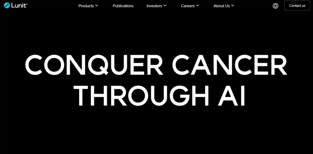 Lunit is a public company that develops medical AI software that helps conquer cancer. With cancer