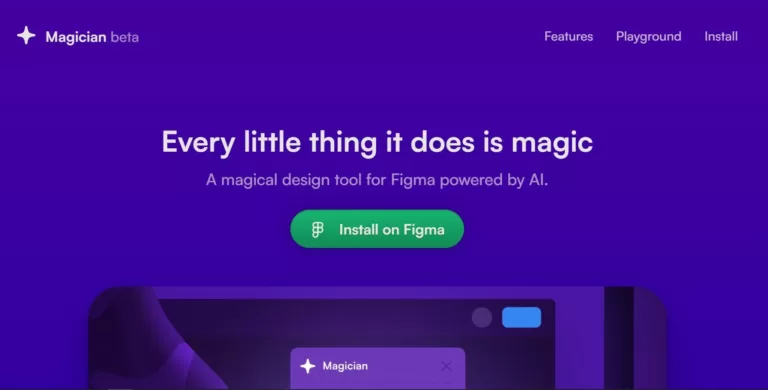 A magical design tool for Figma powered by AI.