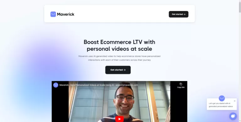 Helps brands send AI generated personalized videos at scale to all their customers. Just record yourself once and it generates endless personalized videos where you greet each customer by name.-find-Free-AI-tools-Victrays.com_