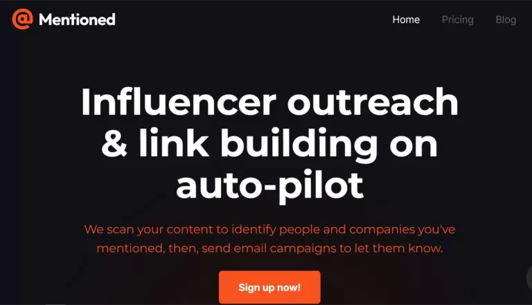 Influencer outreach & link building on auto-pilot.