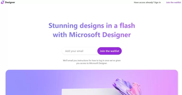Stunning designs in a flash with Microsoft Designer. Start with a simple text description and create images for your design!-find-Free-AI-tools-Victrays.com_
