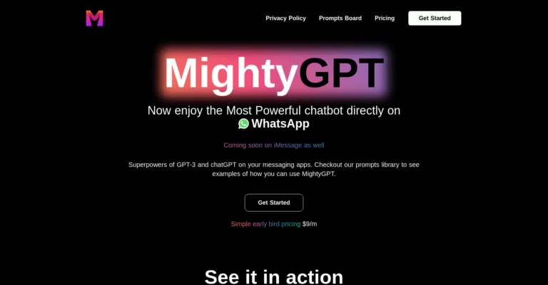 MightyGPT is an AI-driven virtual assistant that helps people tackle mundane