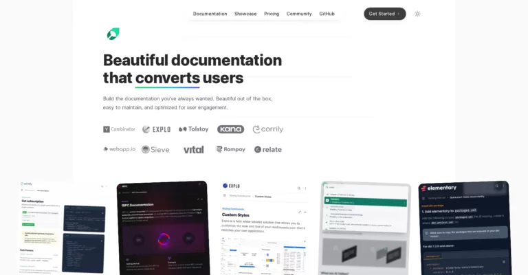 Build the documentation you've always wanted. Beautiful out of the box