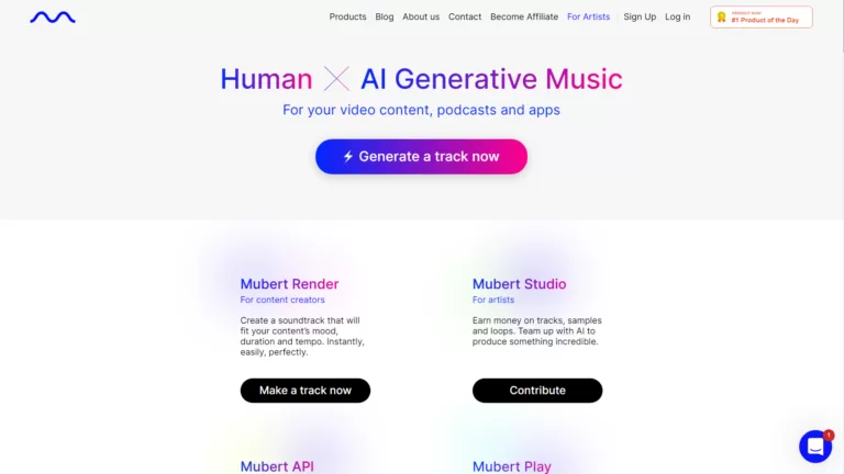 Mubert - The new royalty-free music ecosystem for content creators