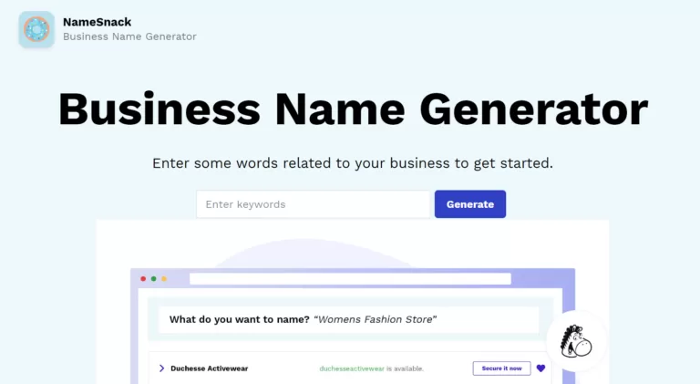 NameSnack was trained on millions of real business names. It doesn't just mash random words together. It actually understands the preferred naming patterns in different business categories and it only suggest names that are still available to register as a .com or .co.uk domain.-find-Free-AI-tools-Victrays.com_