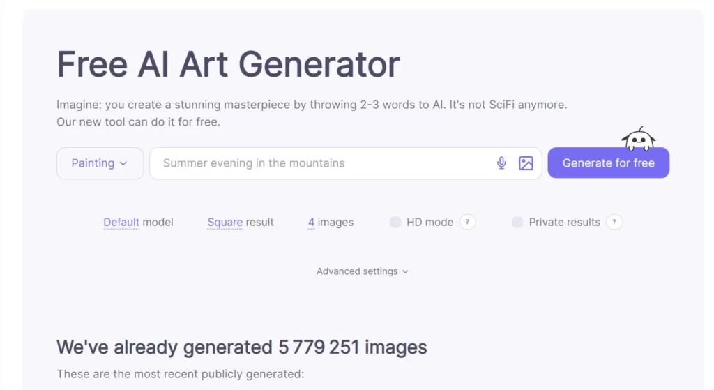 Free AI Art Generator that's generated over 5 million images. Imagine: you create a stunning masterpiece by throwing 2-3 words to AI. It's not SciFi anymore.-find-Free-AI-tools-Victrays.com_