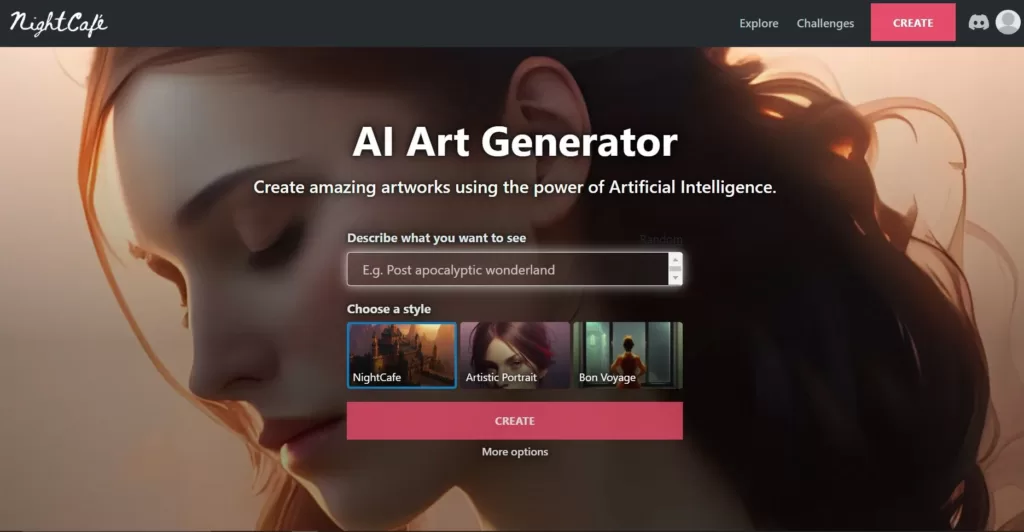 AI  Art Generator. Create amazing artworks using the power of Artificial Intelligence.-find-Free-AI-tools-Victrays.com_