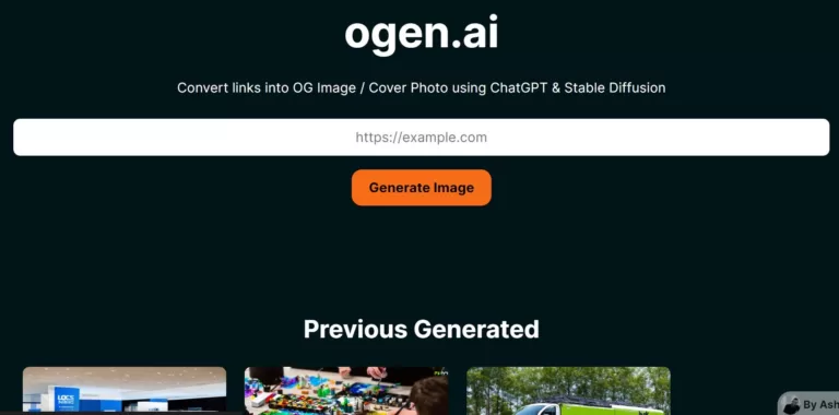Convert links into OG Image / Cover Photo using ChatGPT & Stable Diffusion. Can also view images previously generated.-find-Free-AI-tools-Victrays.com_