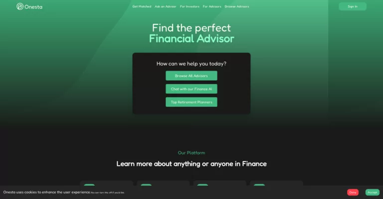 Ask their AI any questions about finance