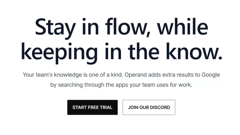 Operand adds extra results to Google by searching through the apps your team uses for work. It's purpose-built for modern