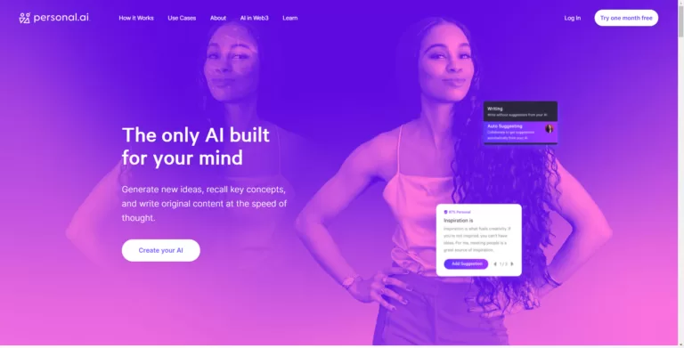 PersonalAI is a AI tool to generate new ideas