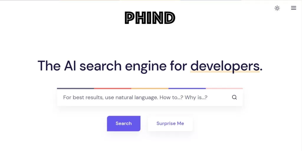 Search any development related query using natural language and get relevant results. You can customize your search based on time and can toggle display links.-find-Free-AI-tools-Victrays.com_