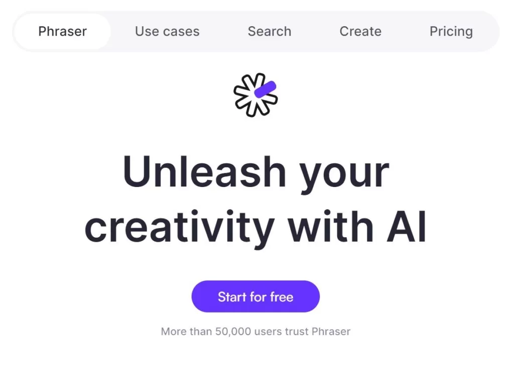 Phraser is a collaborative creative AI tool. Use it to easily create a wide range of creations