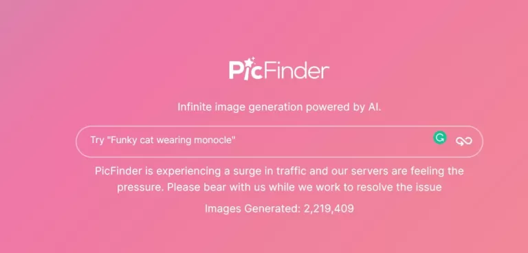 Picfinder is an image generation tool. Over 2M images have been generated using it.-find-Free-AI-tools-Victrays.com_