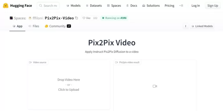 Edit videos using prompts. Apply Instruct Pix2Pix Diffusion to a video.-find-Free-AI-tools-Victrays.com_