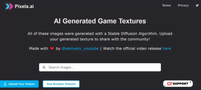 AI Generated Game Textures. All of these images were generated with a Stable Diffusion Algorithm. Upload your generated texture to share with the community!-find-Free-AI-tools-Victrays.com_