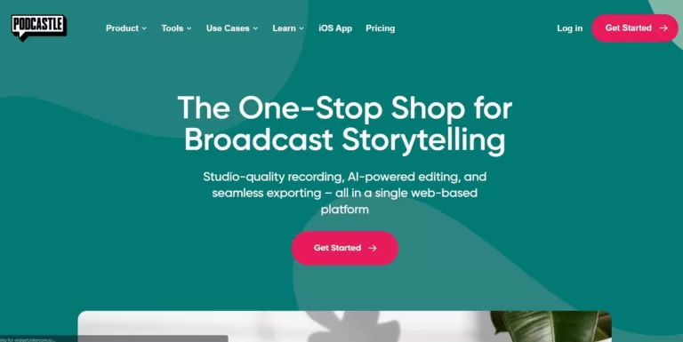 The One-Stop Shop for Broadcast Storytelling. Great AI tool for podcasters or anyone who deals with long-form video creation.