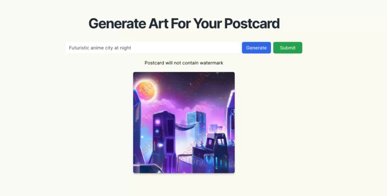 PostalAI - the perfect way to add a touch of art and personalization to your messages. Our platform allows you to generate beautiful postcards with AI-generated art and custom messages