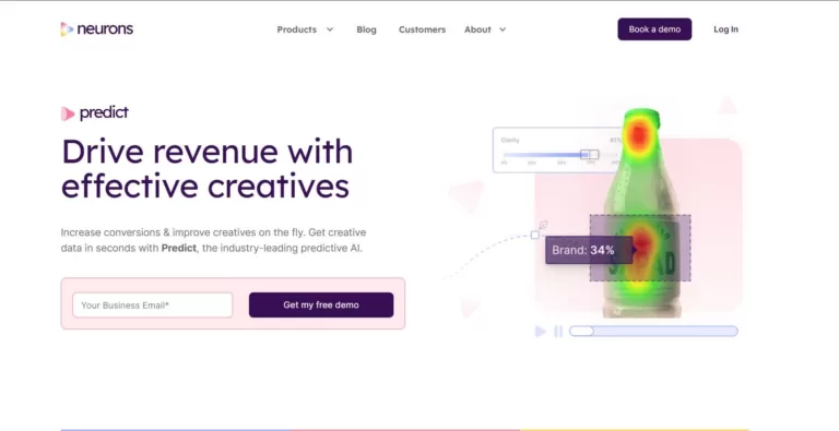 Predict is an AI tool that predicts customer responses on creative assets such as attention and cognition with 95% accuracy. It is built on an industry-leading eye-tracking database and validated through neuroscientific methods.-find-Free-AI-tools-Victrays.com_