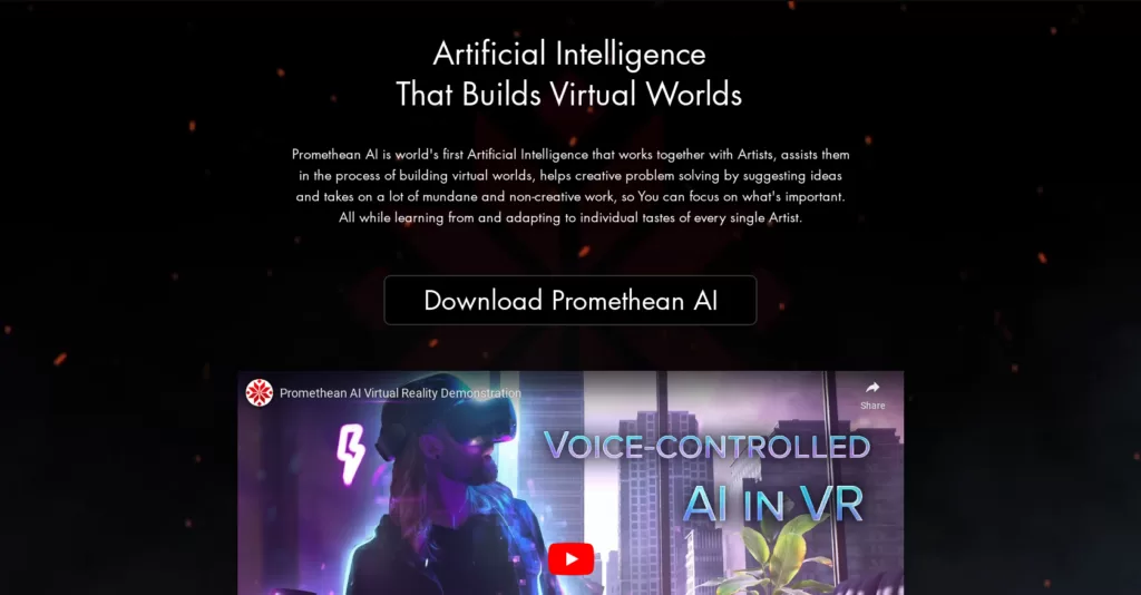 Promethean AI is world's first Artificial Intelligence that works together with Artists