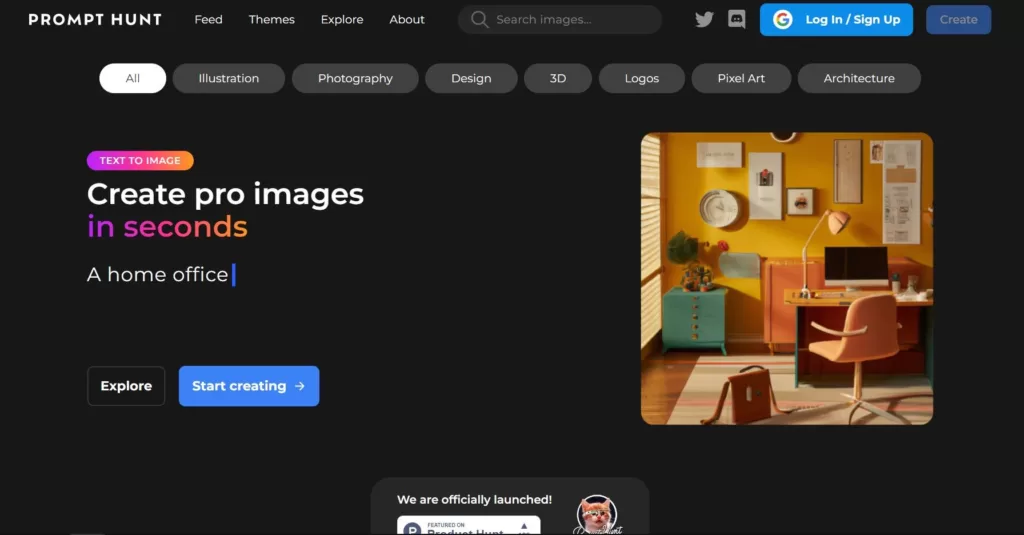 Prompt Hunt helps people create amazing artworks in just a few clicks! It offers a range of tools and services