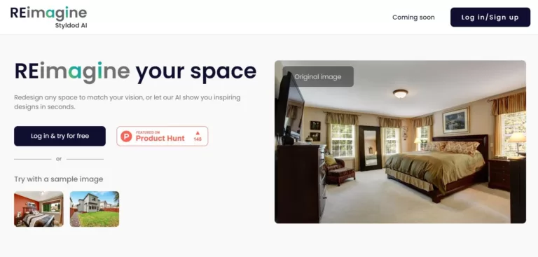 It is one-click interior design generation tool. Whether you're looking to refresh your living room