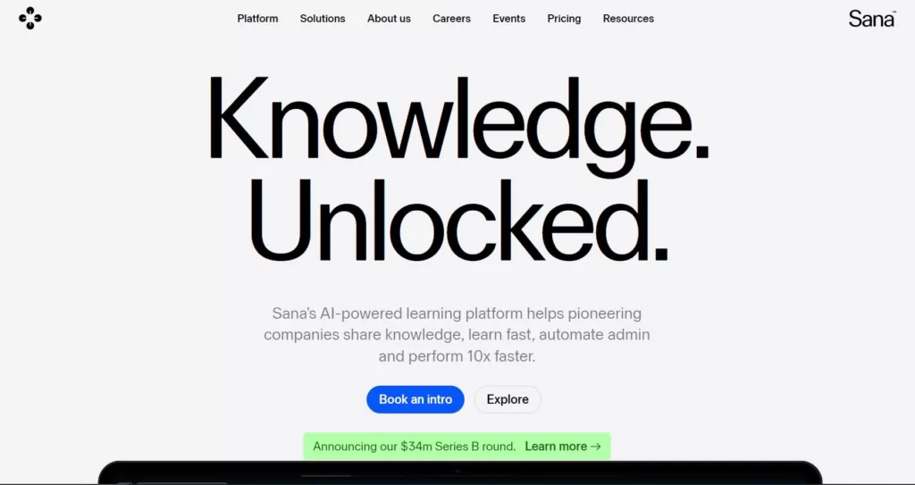Sana’s AI-powered learning platform helps pioneering companies share knowledge