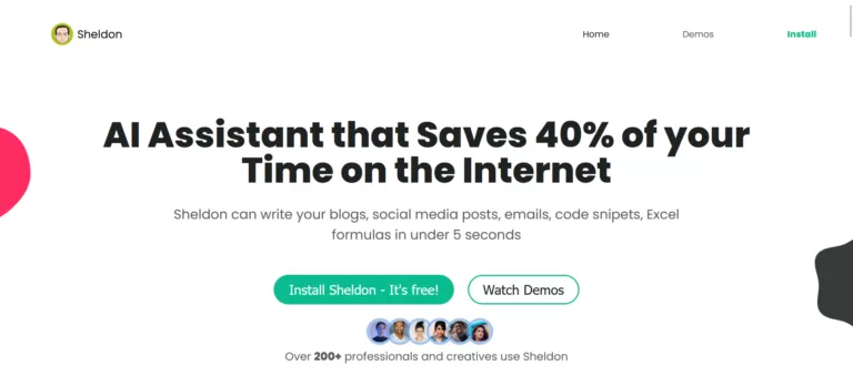 Sheldon is an AI powered virtual assistant for all your tasks on the internet. It can write emails