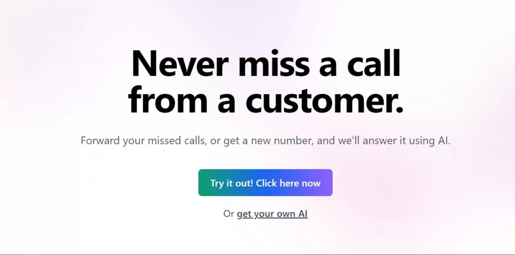 Forward your missed calls