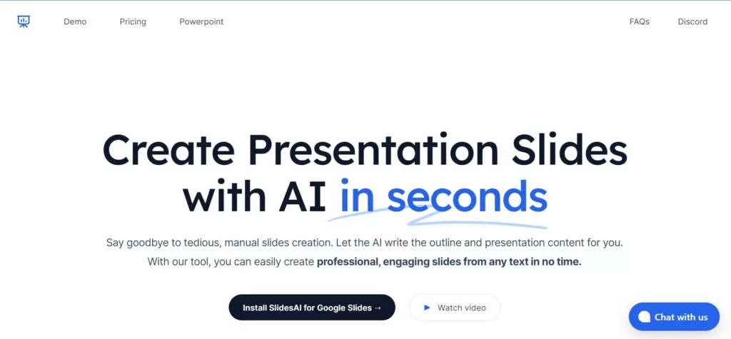 Create Presentation Slides with AI in seconds