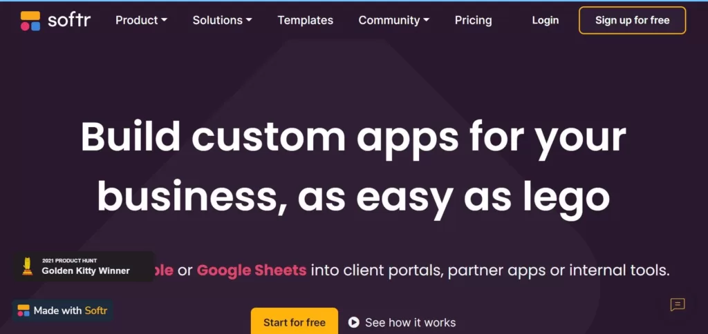 Build custom apps for your business