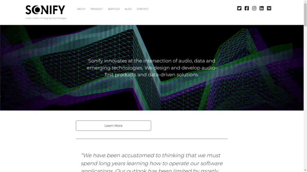 Sonify innovates at the intersection of audio