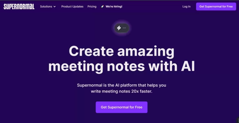 SuperNormal is a platform that enables teammates to send asynchronous video updates throughout the day. Quick video updates with AI-powered summaries help keep teams updated and connected without scheduling meetings or cross time zone syncs.-find-Free-AI-tools-Victrays.com_