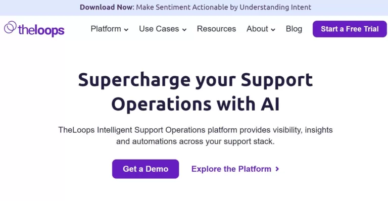 You can’t fix what you can’t see….unless you have TheLoops. TheLoops is a CX operations platform that uses AI to empower Support and Success leaders with real-time customer