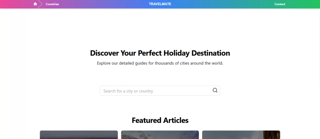 AI generated guides for thousands of cities around the world. Users can discover their perfect holiday destination with the help of AI. Explore our detailed guides for thousands of cities around the world.-find-Free-AI-tools-Victrays.com_