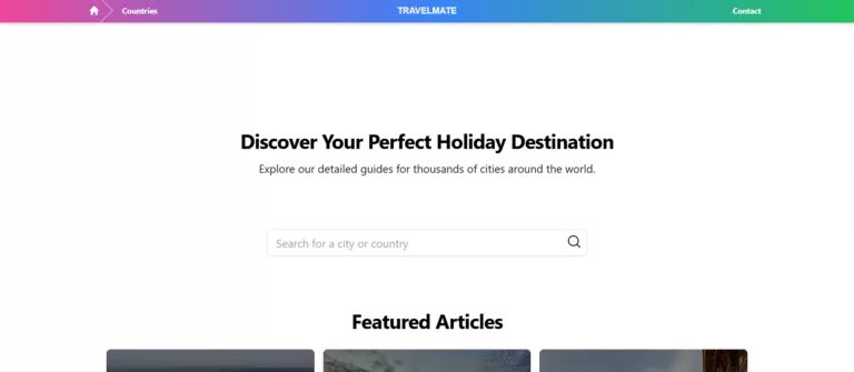 AI generated guides for thousands of cities around the world. Users can discover their perfect holiday destination with the help of AI. Explore our detailed guides for thousands of cities around the world.-find-Free-AI-tools-Victrays.com_