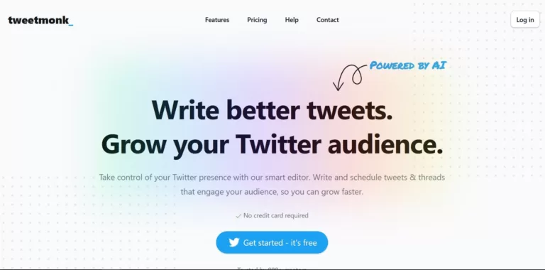 AI-powered Twitter thread editor that makes writing threads for Twitter fun and easy. They've made it easy to automate and grow your twitter accounts with Tweetmonk. All the tools you need are accessible at your fingertips.-find-Free-AI-tools-Victrays.com_