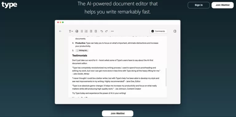The AI-powered document editor that helps you write remarkably fast.  It can make it faster and easier for you to write.-find-Free-AI-tools-Victrays.com_