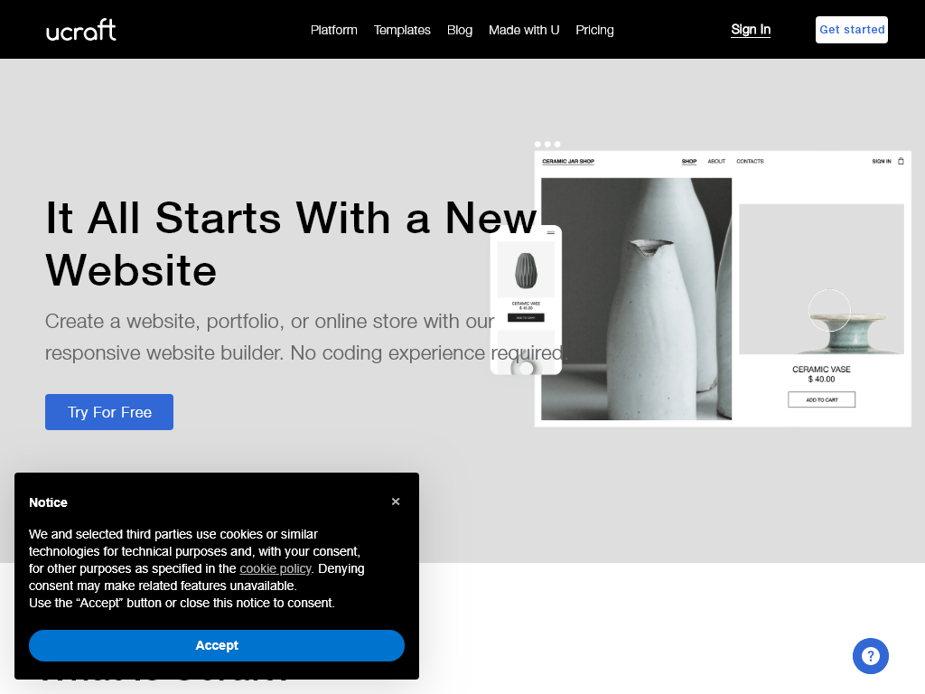 Create a website