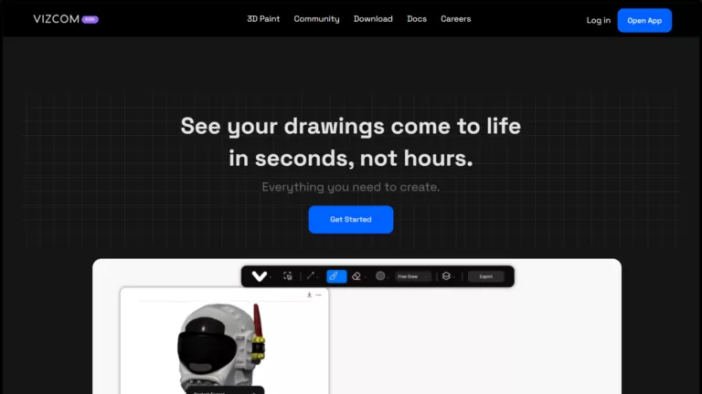 See your drawings come to life in seconds