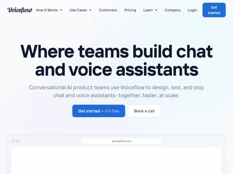 Where teams build chat and voice assistants