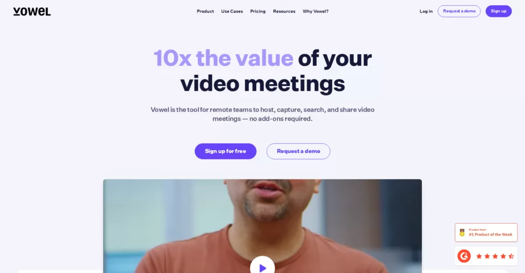 Automated meeting summaries. Use the power of AI to save time and keep everyone on the same page — minus the manual work. They also have additional features where you can react with emojis