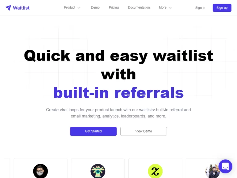 Quick and easy waitlist with built in referral. Reward your best waiters. Track the data. All from one dashboard.-find-Free-AI-tools-Victrays.com_