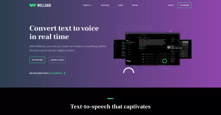 Beautiful voices at your fingertips with text-to-speech that captivates. Reduce costs and streamline the voice production process.-find-Free-AI-tools-Victrays.com_