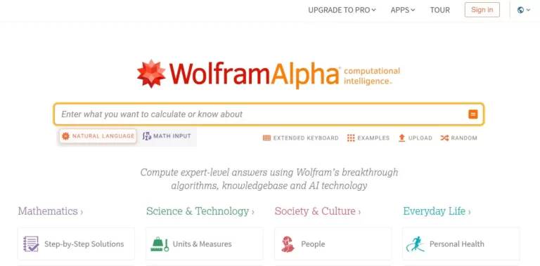 Compute expert-level answers using Wolfram’s breakthrough algorithms