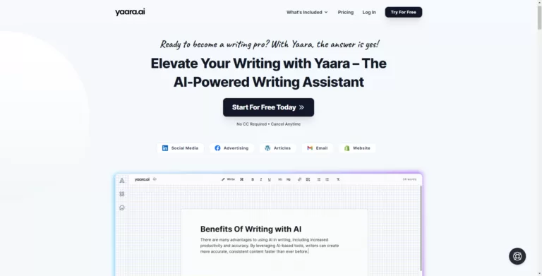 Yaara AI will help you generate creative content from a given prompt with improved grammer and flow of existing content. It will help summarize long documents into shorter pieces. Write long-form pieces such as articles