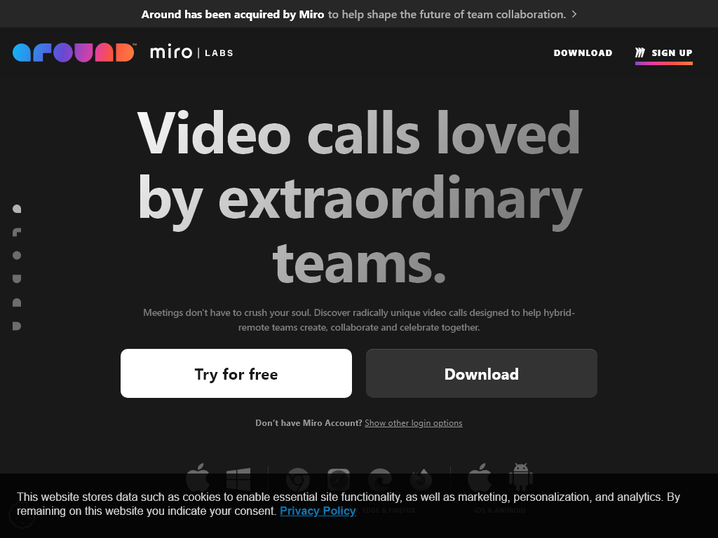 Discover radically unique video calls designed to help hybrid-remote teams create