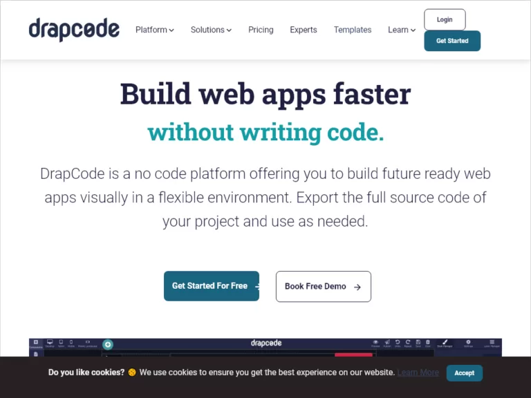 build & launch full-fledged web applications without writing a single line of code. Use free templates and pre-built layouts to build your web apps even faster-find-Free-AI-tools-Victrays.com_