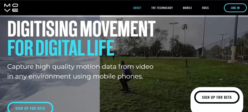 Capture high-quality motion data from video in any environment using mobile phones. Their patented software extracts natural human motion from video using advanced AI