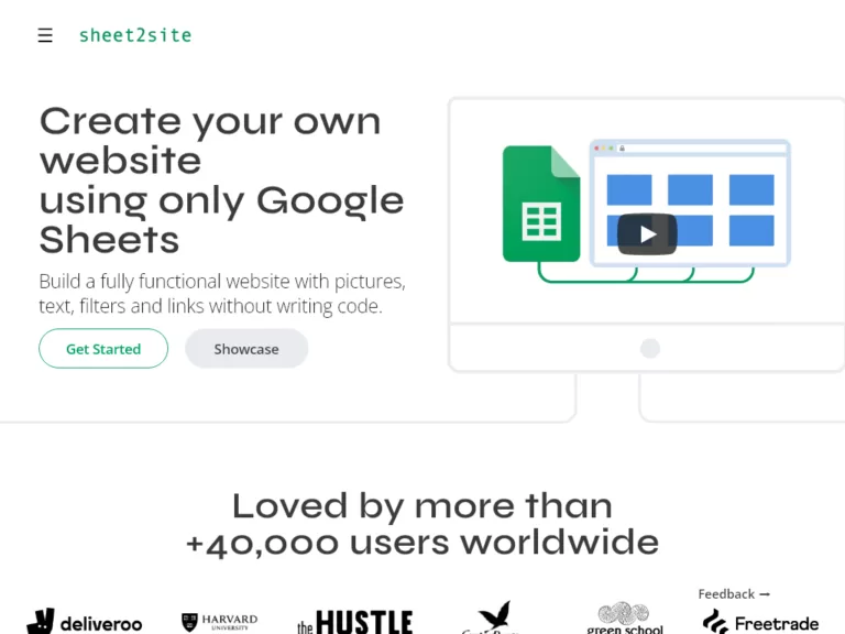 Create your own websiteusing only Google Sheets-find-Free-AI-tools-Victrays.com_